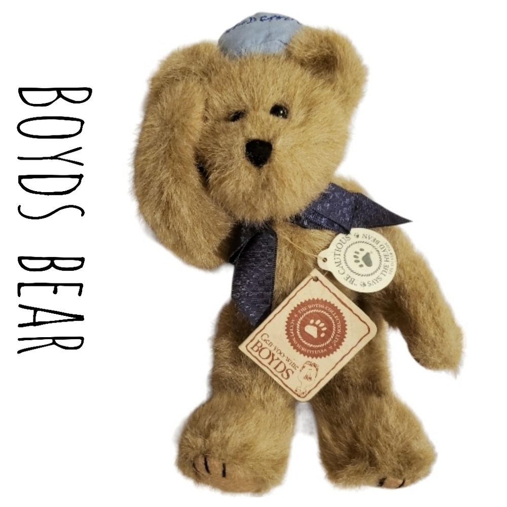Boyds Poor Ol Bear Feel Better Teddy Bear Plush Vintage - Picture 1 of 5